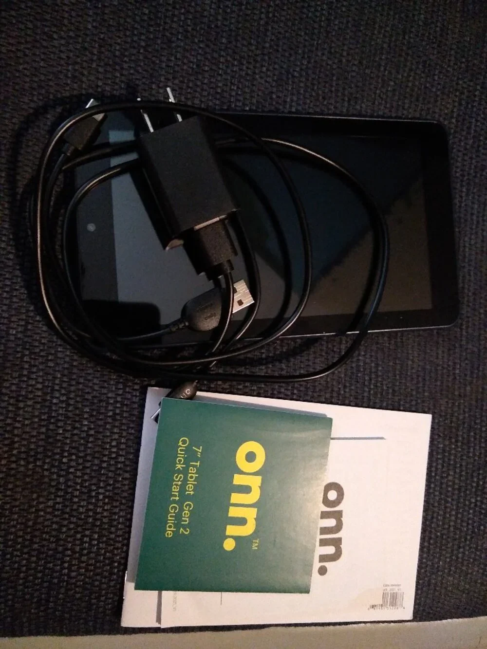 ONN 7 Tablet with accessories